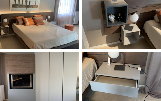 Fimar Camera con Letto Sorvolo e  Armadio Sipario
